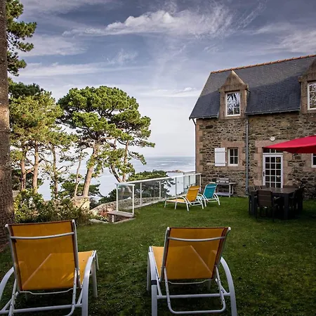 別荘 La Loge, La Loge House Overlooking The Sea In Per ペロス・ギレック